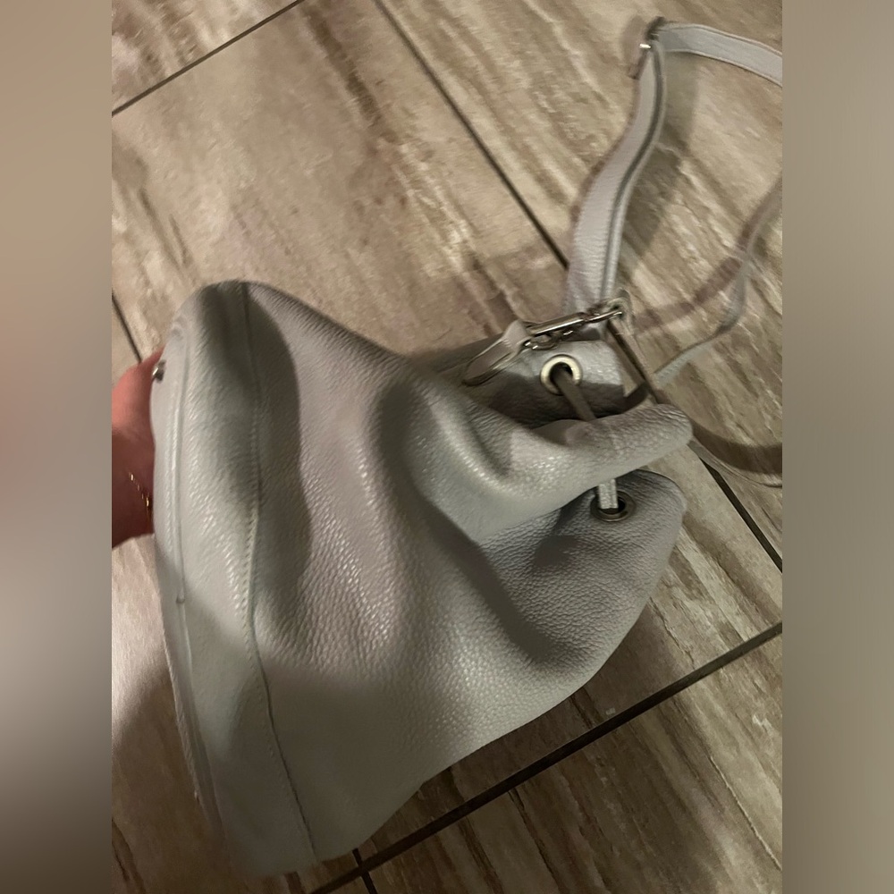 ROOTS Grey Drawstring Crossbody - Picture 4 of 7
